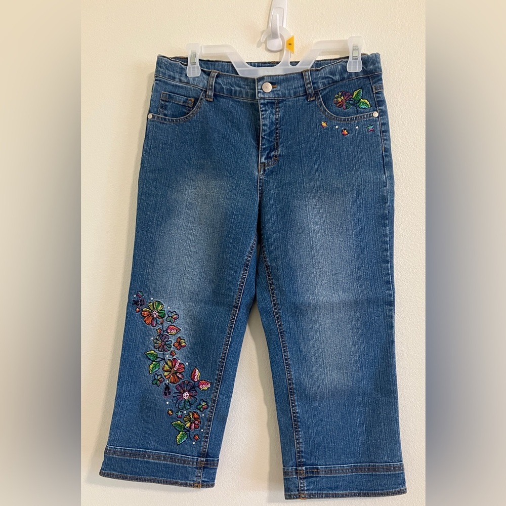 Circo denim girls capri pants